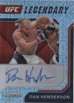 Dan Henderson 2022 Panini Prizm UFC Legendary Signatures #1 Mojo