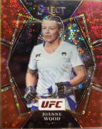Joanne Wood 2022 Panini Select UFC Premier Level #156 Red Disco