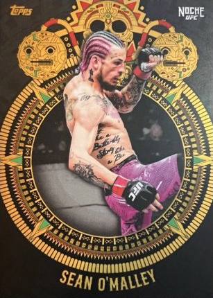 Sean O'Malley 2024 Topps Noche UFC Base #1 Gold Die-Cut
