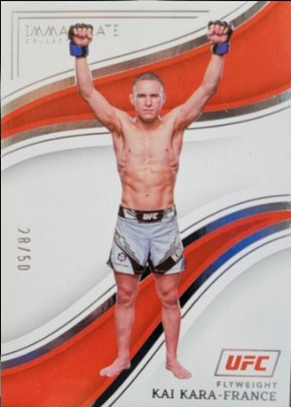 Kai Kara-France 2023 Panini Immaculate Collection UFC Base #35 Green