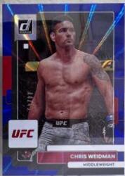 Chris Weidman 2023 Panini Donruss UFC Base #178 Blue Laser