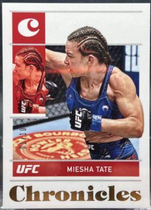 Miesha Tate 2022 Panini Chronicles UFC Base Chronicles #30 Gold