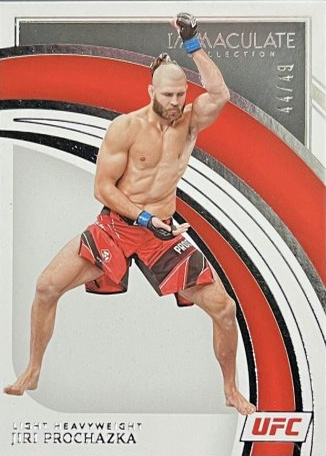 Jiri Prochazka 2022 Panini Immaculate UFC Base #90 Platinum