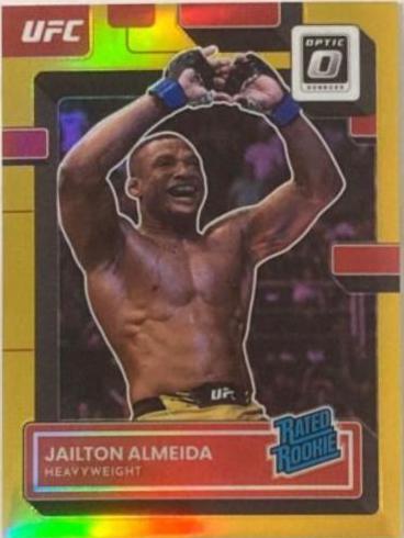 Jailton Almeida 2023 Panini Donruss Optic UFC Base #106 Gold