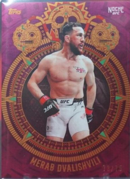 Merab Dvalishvili 2024 Topps Noche UFC Base #2 Pink