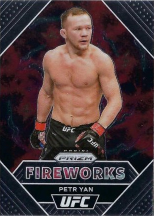 Petr Yan 2021 Panini Prizm UFC Fireworks #3 Black