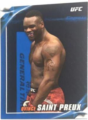 Ovince Saint Preux 2019 Topps UFC Knockout Base #62 Blue