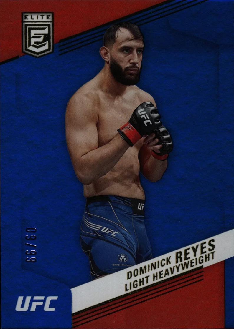 Dominick Reyes 2023 Panini Chronicles UFC Base Elite #242 Blue