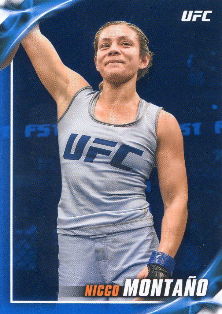 Nicco Montaño 2019 Topps UFC Knockout Base #73 Blue