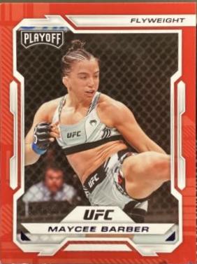 Maycee Barber 2023 Panini Chronicles UFC Base Playoff #168 Blue