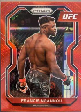 Francis Ngannou 2021 Panini Prizm UFC Base #52 Red