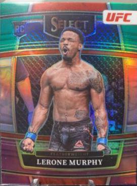 Lerone Murphy 2022 Panini Select UFC Concourse #33 Green and Purple