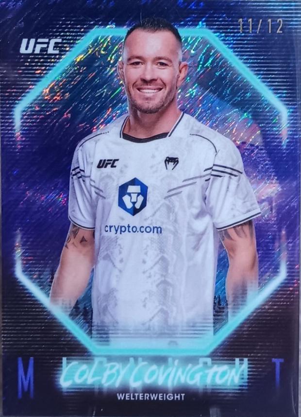 Colby Covington 2025 Topps Midnight UFC Base #30 Midnight