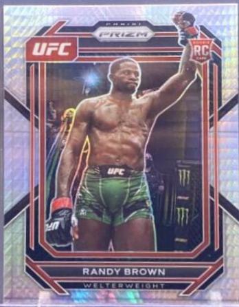 Randy Brown 2023 Panini Prizm UFC Base #106 Hyper