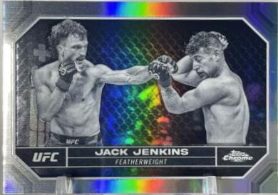 Jack Jenkins 2024 Topps Chrome UFC Base #84 Negative Refractor