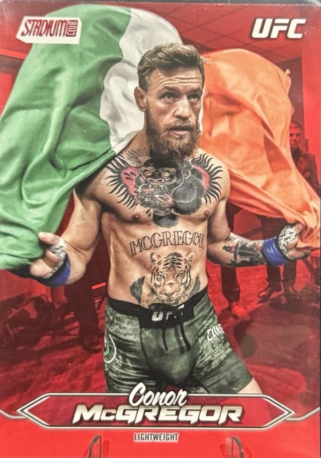 Conor McGregor 2025 Topps Stadium Club UFC Base #200 Red