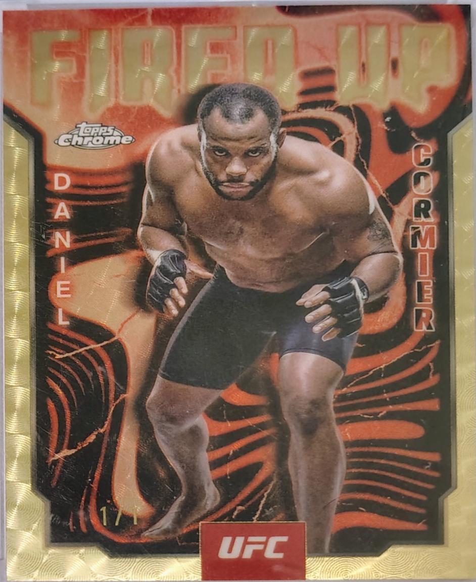 Daniel Cormier 2025 Topps Chrome UFC Fired Up #FUP-10 Superfractor