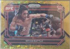 Bryan Battle 2023 Panini Prizm UFC Base #58 Gold