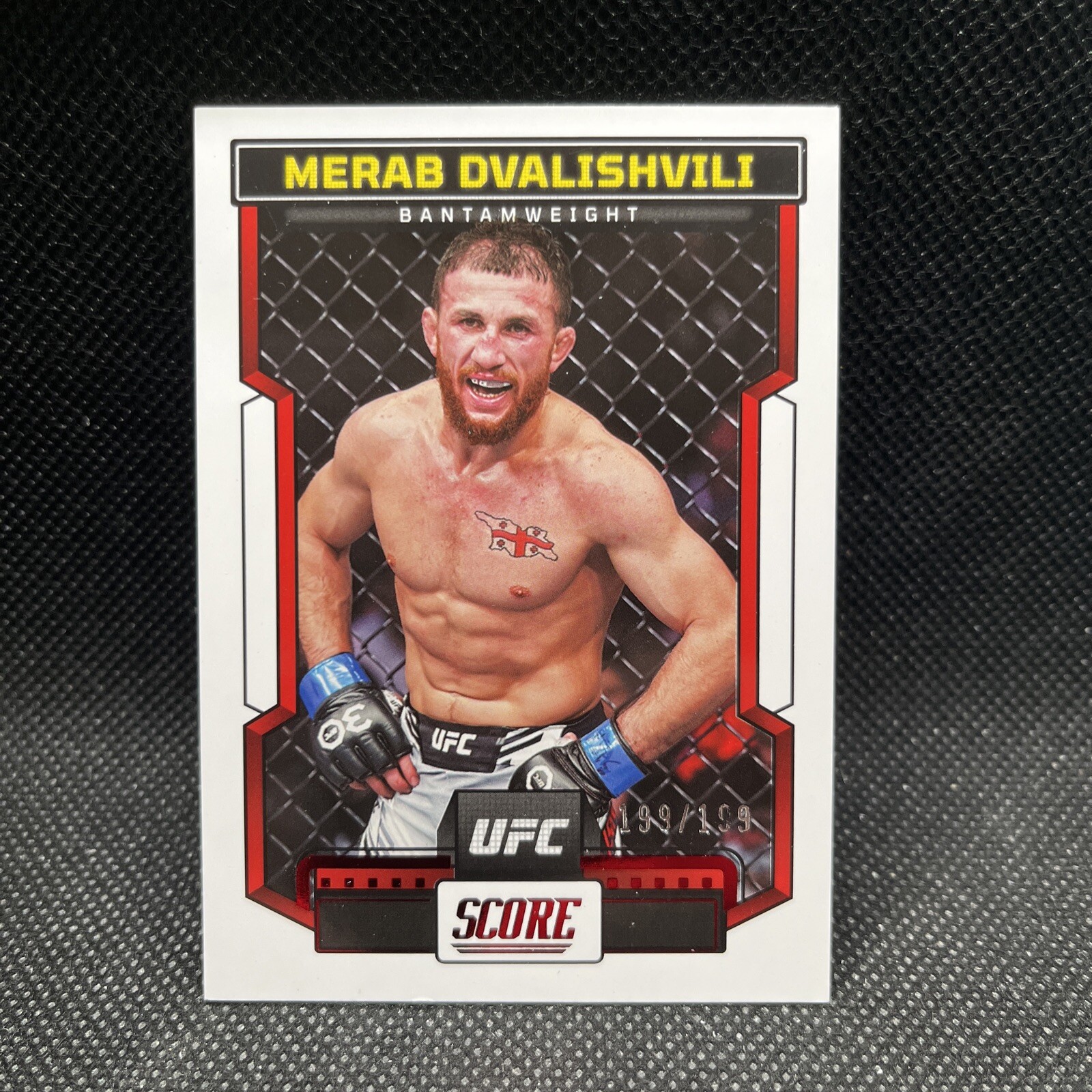 Merab Dvalishvili 2023 Panini Chronicles UFC Base One #475 Red