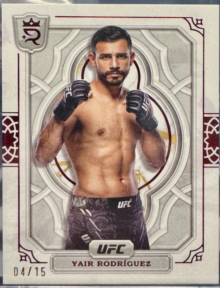 Yair Rodríguez 2024 Topps Royalty UFC Base #49 Red