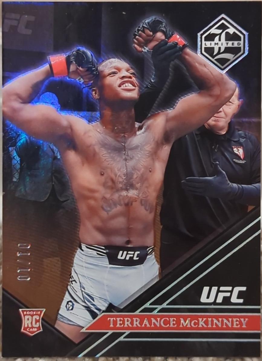 Terrance McKinney 2023 Panini Chronicles UFC Base Limited #209 Gold