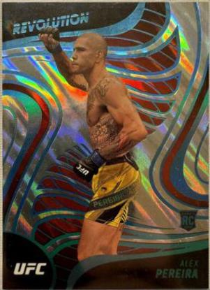 Alex Pereira 2023 Panini Chronicles UFC Revolution #15 Lava