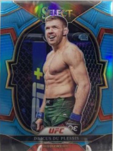 Dricus Du Plessis 2023 Panini Select UFC Concourse #24 Light Blue