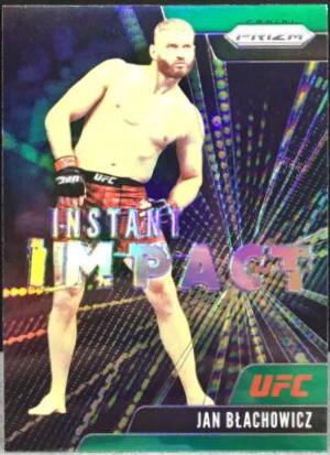 Jan Błachowicz 2021 Panini Prizm UFC Instant Impact #14 Green