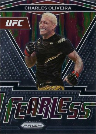 Charles Oliveira 2022 Panini Prizm UFC Fearless #23 Black
