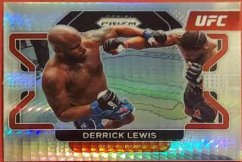 Derrick Lewis 2022 Panini Prizm UFC Base #1 Hyper