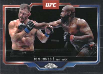 Jon Jones 2025 Topps Chrome UFC Base #83 Black RayWave