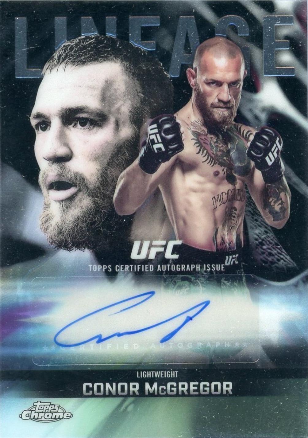 Conor McGregor 2026 Topps Chrome UFC Chrome Lineage Autographs #CCA-CM Refractor