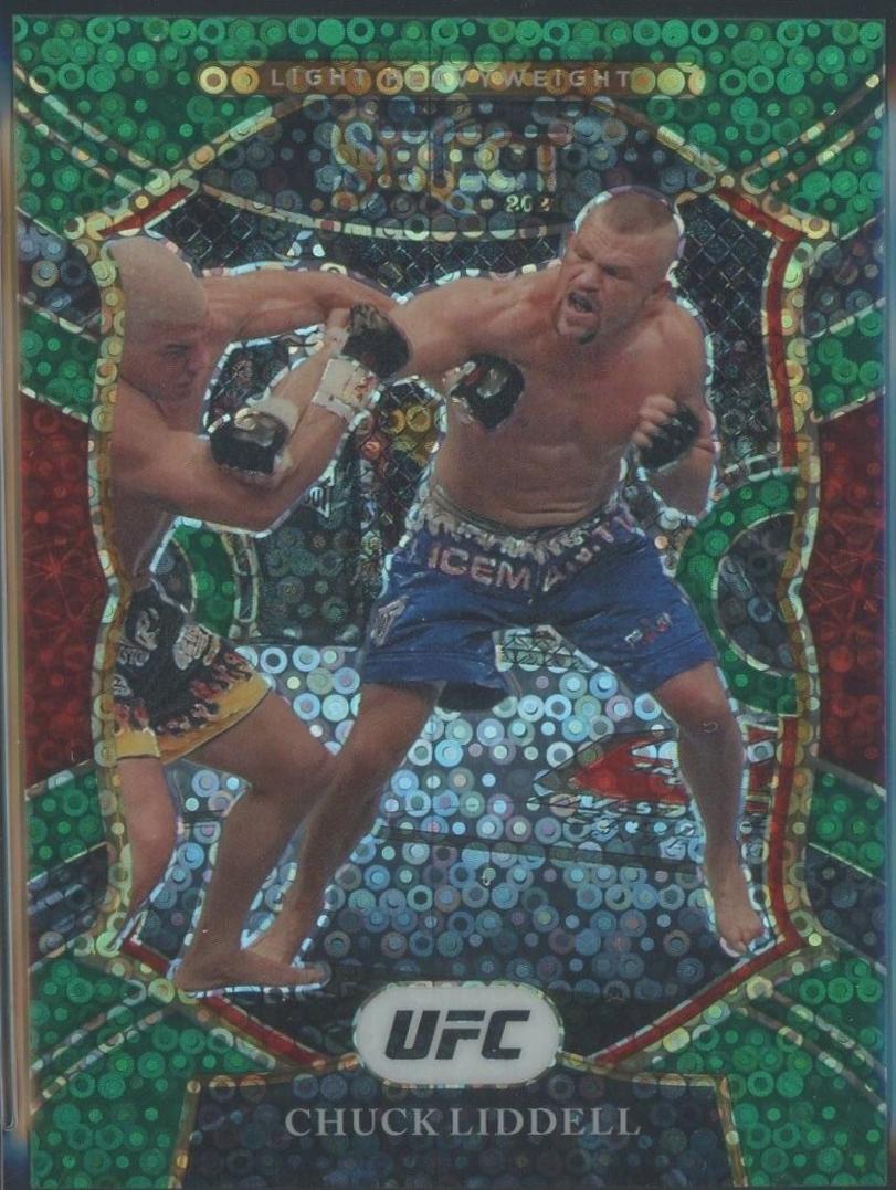 Chuck Liddell 2021 Panini Select UFC Concourse #88 Green Disco