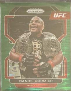 Daniel Cormier 2022 Panini Prizm UFC Base #171 Green Pulsar