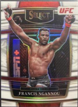 Francis Ngannou 2022 Panini Select UFC Concourse #35 White