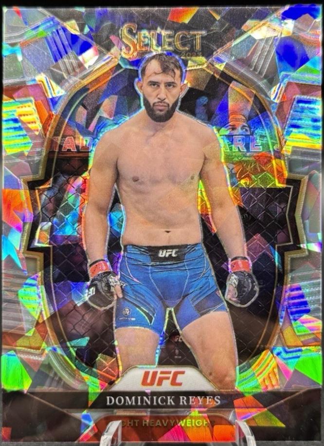 Dominick Reyes 2023 Panini Select UFC Concourse #82 Cracked Ice