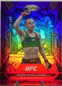 Rose Namajunas 2023 Panini Chronicles UFC Base Certified #234 Purple