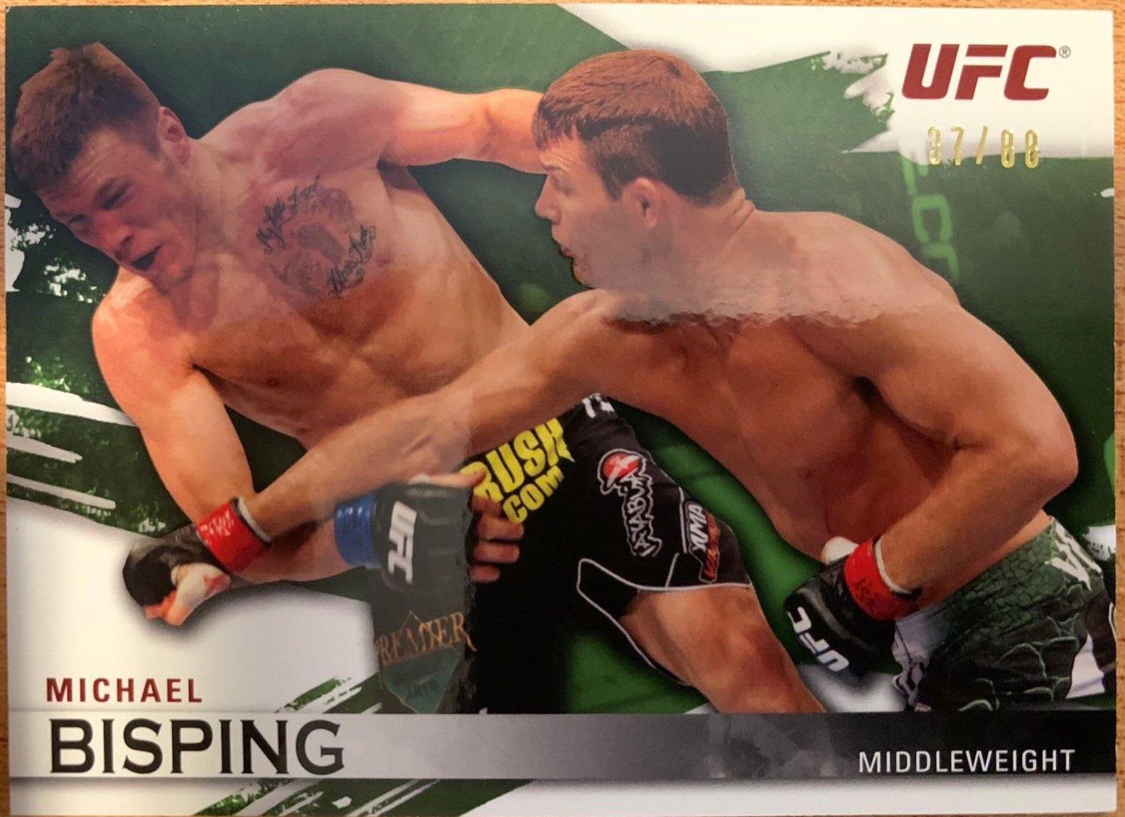 Michael Bisping 2010 Topps UFC Knockout Base #54 Green