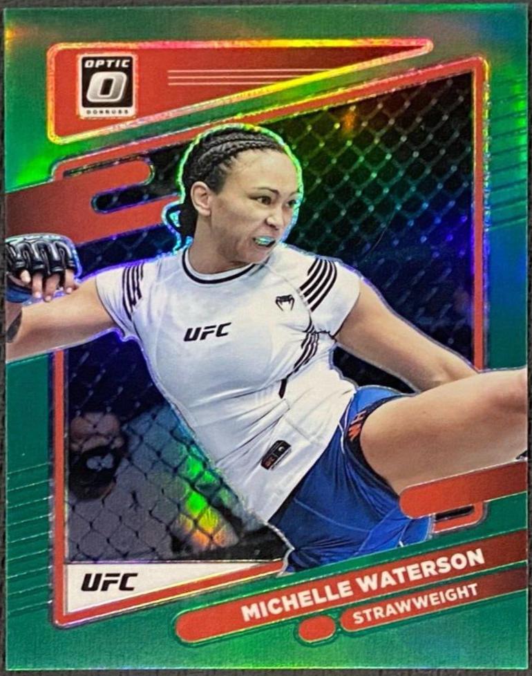 Michelle Waterson-Gomez 2022 Panini Donruss Optic UFC Base #89 Green