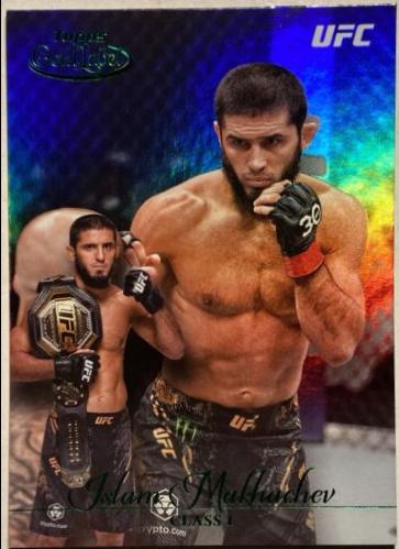 Islam Makhachev 2024 Topps Gold Label UFC Base Class I #39 Green
