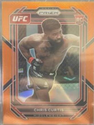 Chris Curtis 2023 Panini Prizm UFC Base #105 Orange