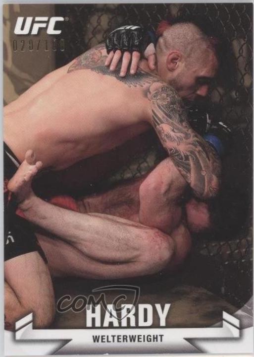 Dan Hardy 2013 Topps UFC Knockout Base #83 Gold