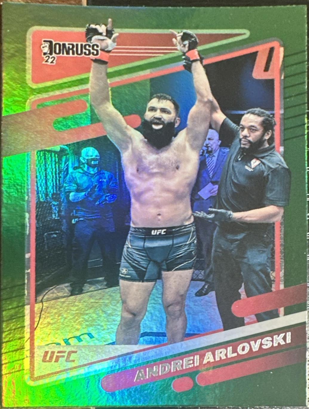 Andrei Arlovski 2022 Panini Donruss UFC Base #155 Green