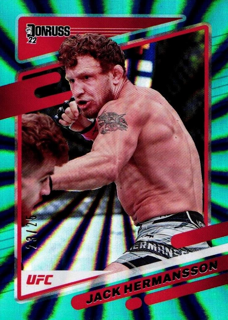 Jack Hermansson 2022 Panini Donruss UFC Base #21 Teal