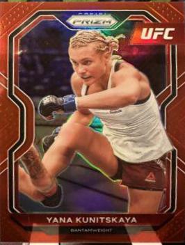 Yana Santos 2021 Panini Prizm UFC Base #83 Red