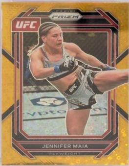 Jennifer Maia 2023 Panini Prizm Under Card UFC Base #139 Gold