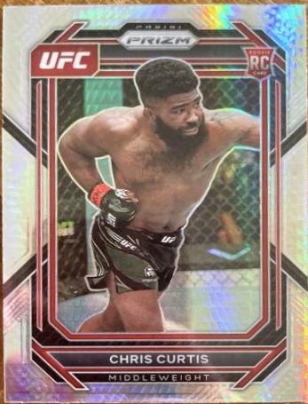 Chris Curtis 2023 Panini Prizm UFC Base #105 Hyper