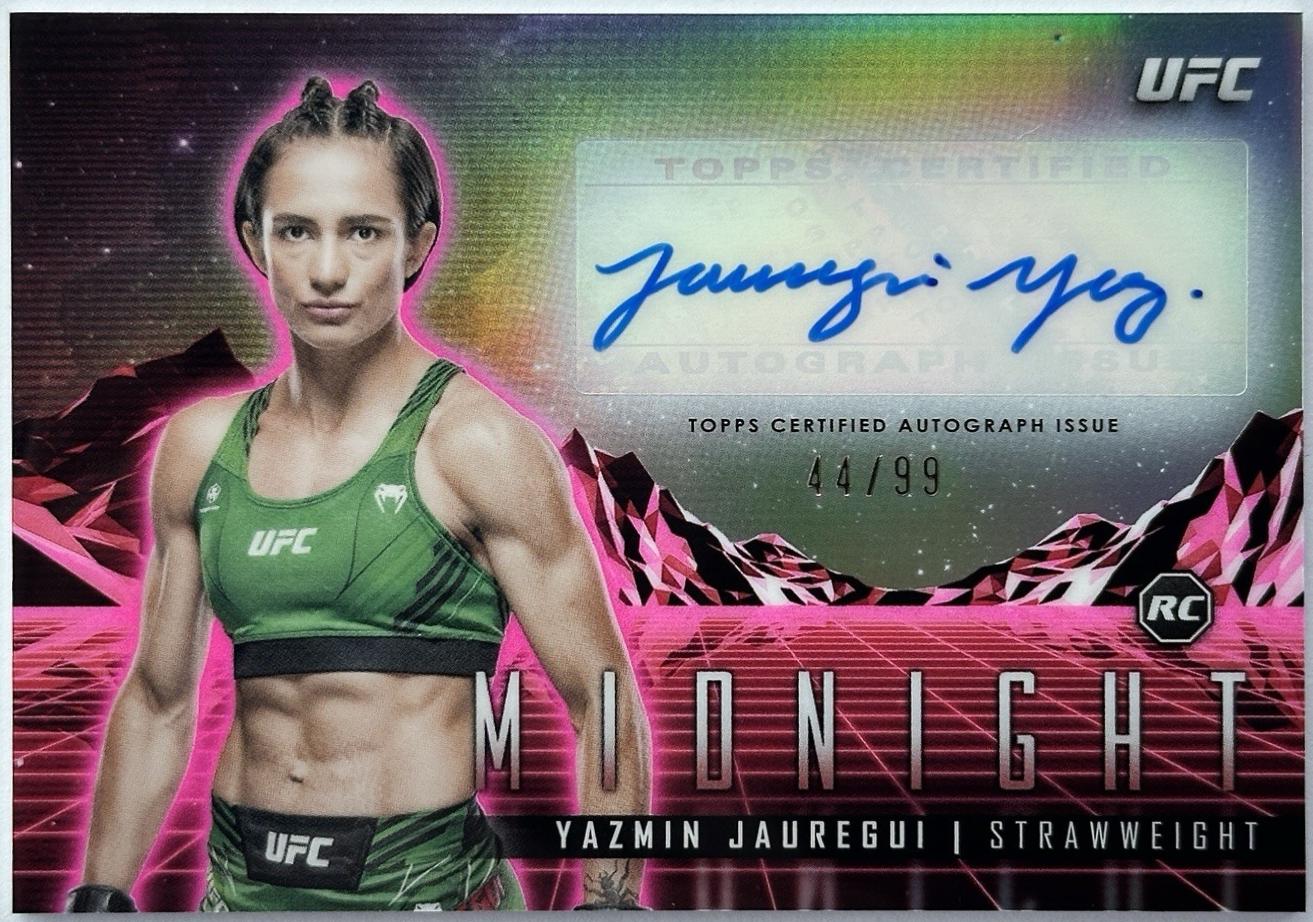 Yazmin Jauregui 2024 Topps Midnight UFC Horizon Signatures #HS-YJI Twilight
