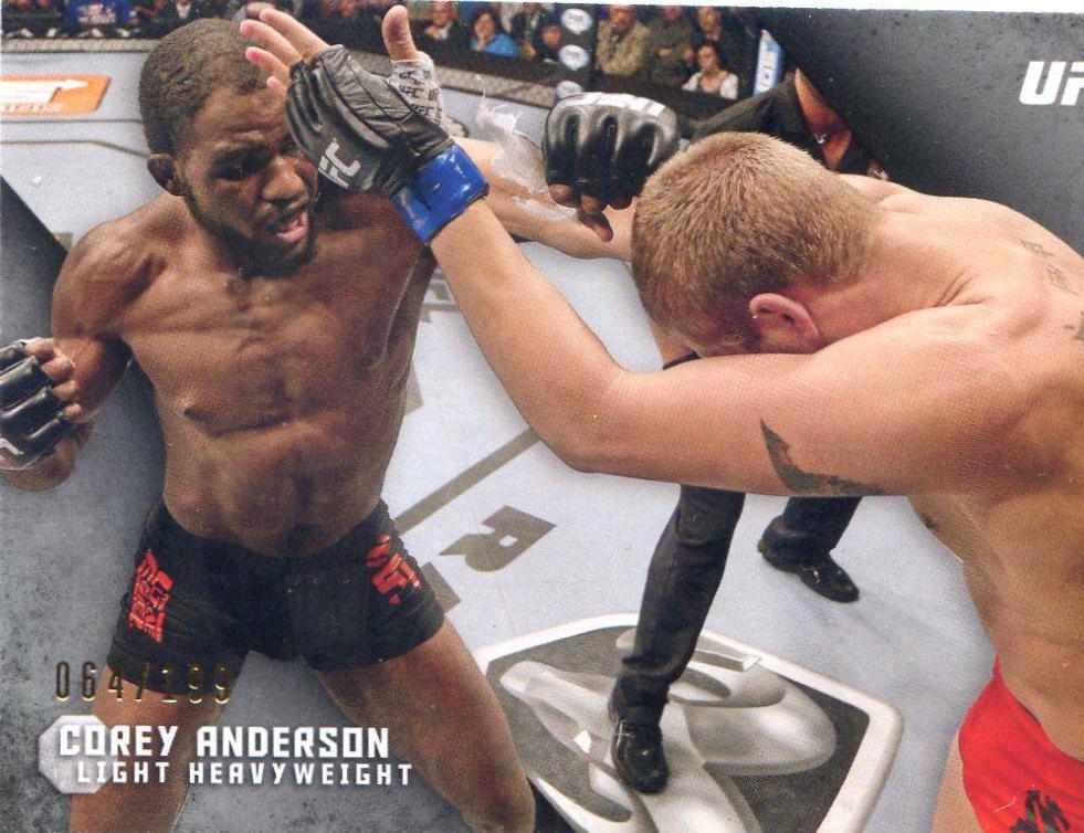 Corey Anderson 2015 Topps UFC Knockout Base #78 Silver