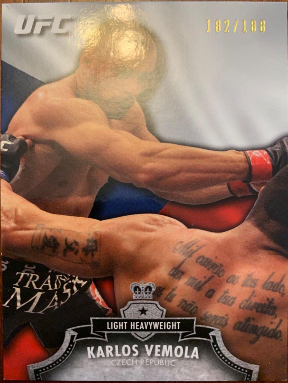 Karlos Vemola 2012 Topps UFC Bloodlines Base #69 Flag